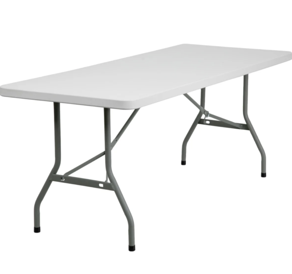 6-Foot Plastic Folding Table