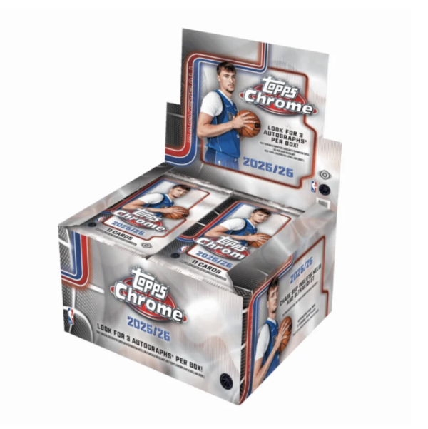 2025/26 Topps Chrome Basketball Jumbo 8 Box Case