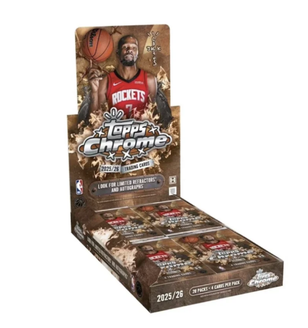 2025/26 Topps Chrome Cactus Jack Basketball Hobby 12 Box Case