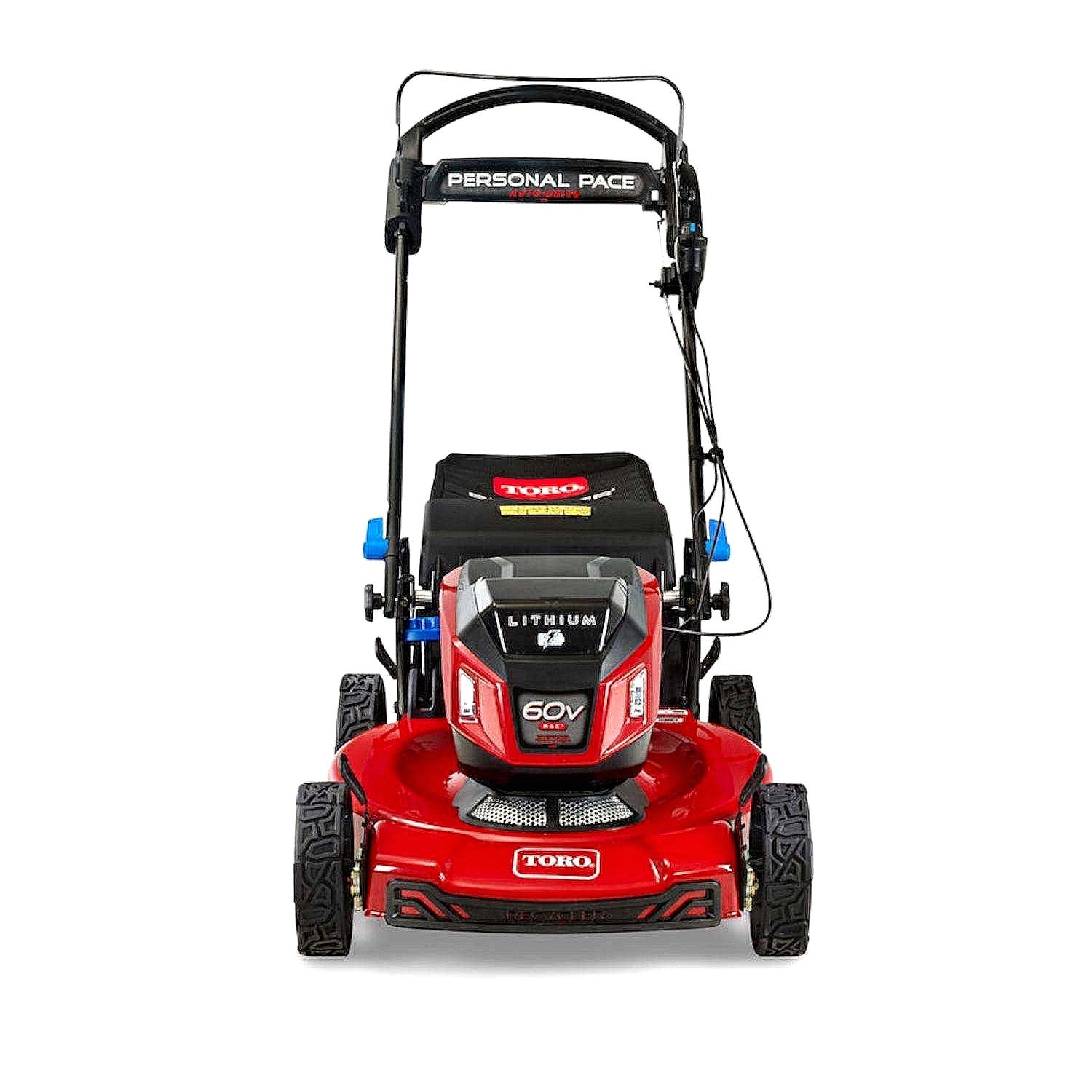 Toro 60V Max 22-inch Recycler Personal Pace SmartStow Lawn Mower with 8.0Ah Battery